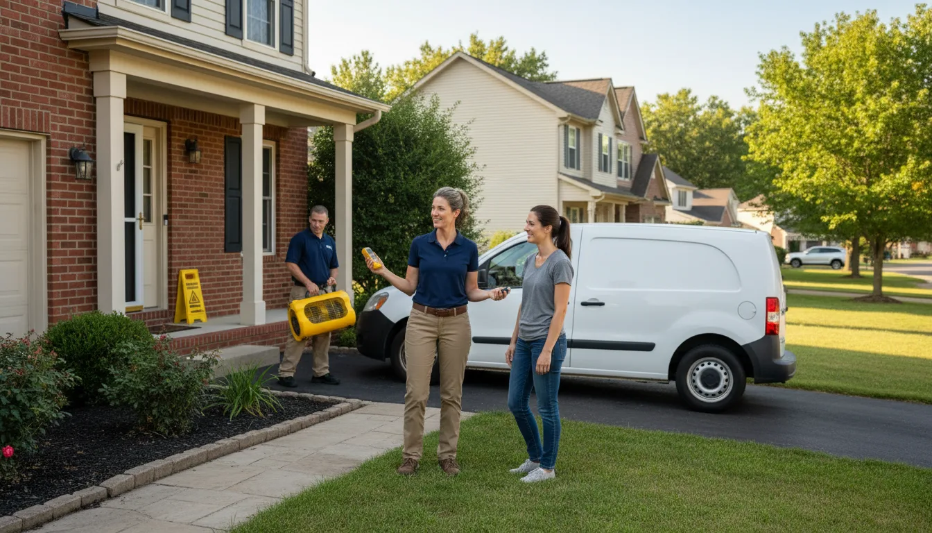 Water restoration image for Dehumidification And Cleanup Services in Maryville, TN